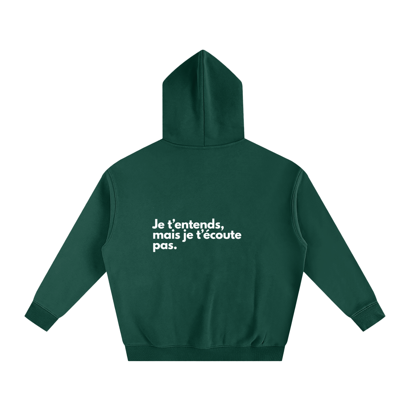 Je t’entends, mais je t’écoute pas.