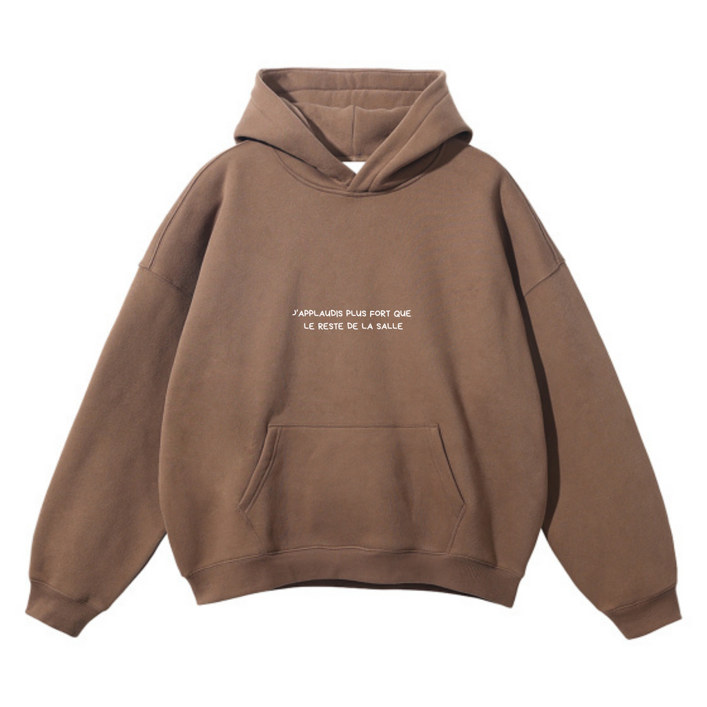 J’applaudis plus fort que le reste de la salle
