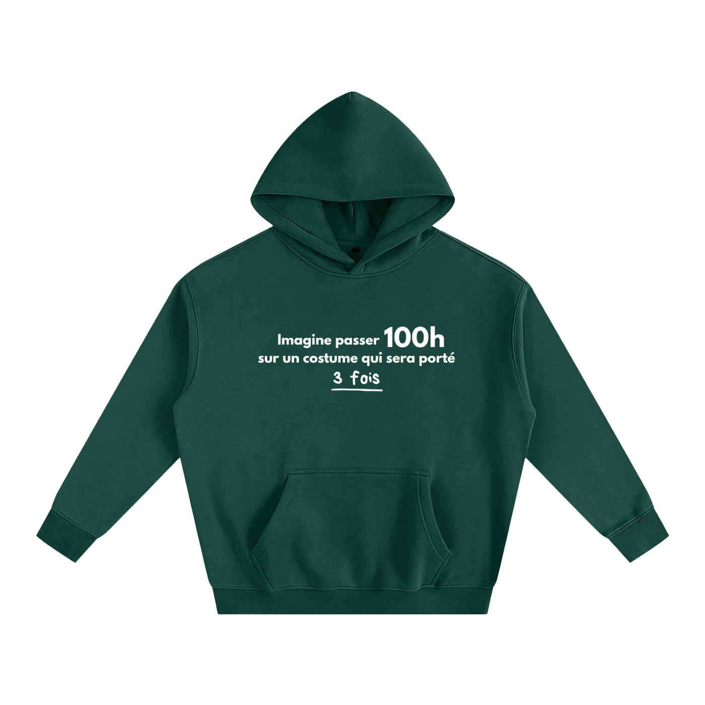 Imagine passer 100h sur un costume qui sera porté 3 fois