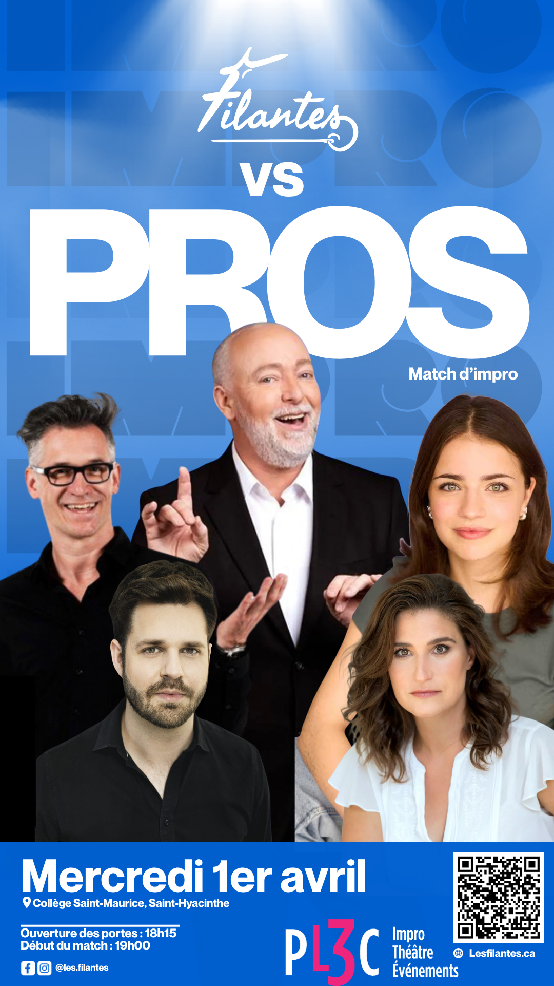 Les filantes vs Pros