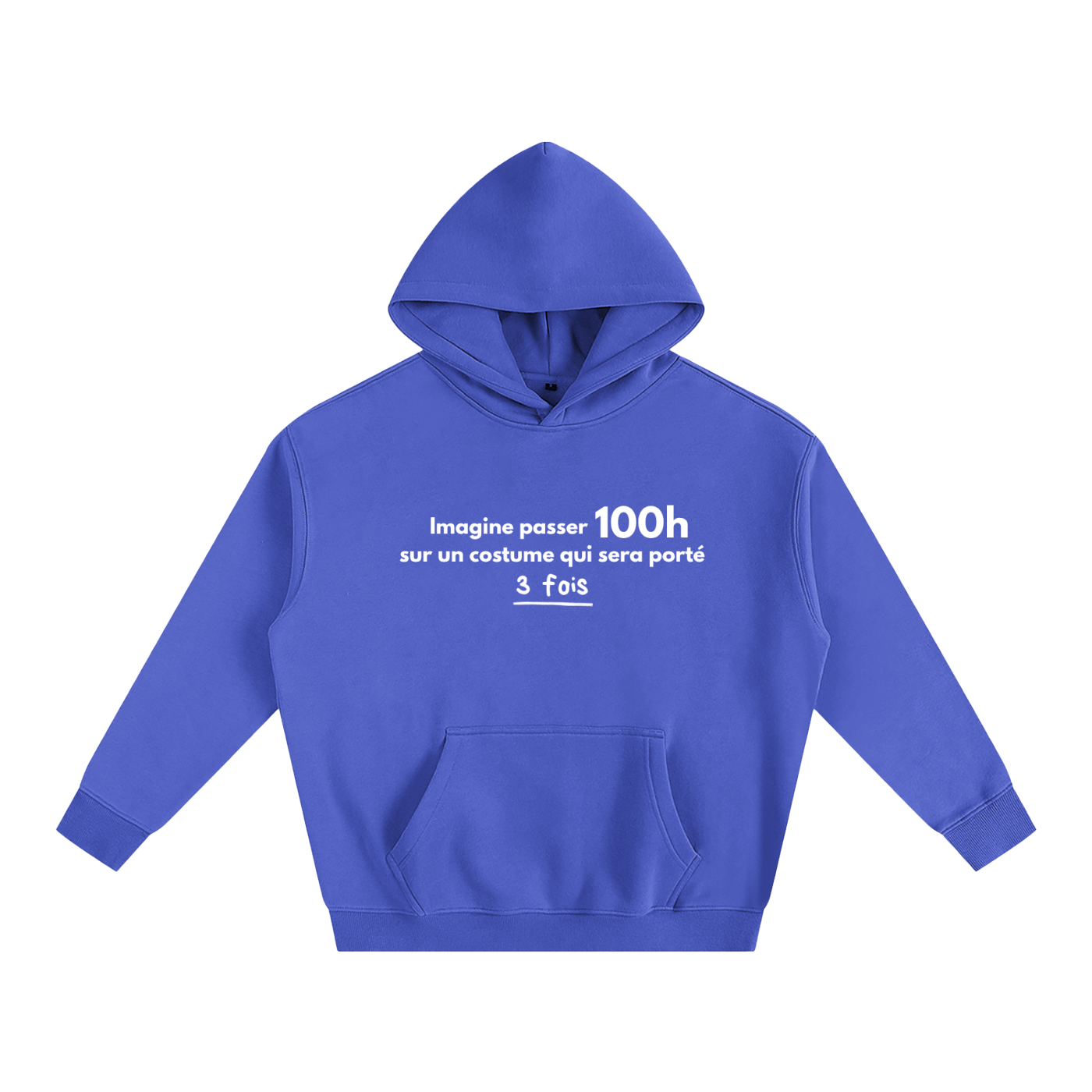 Imagine passer 100h sur un costume qui sera porté 3 fois